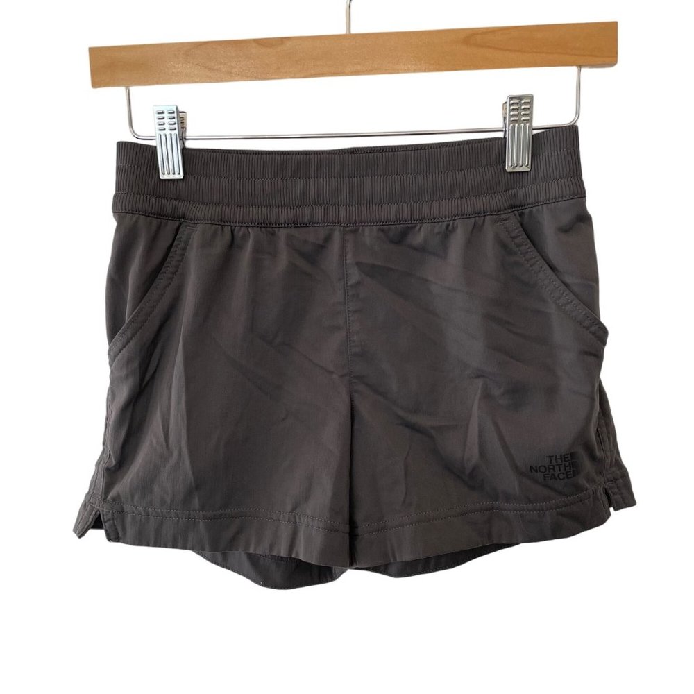 The North Face Girls Size M 10/12 Aphrodite Shorts Graphite Gray Outdoors Hiking